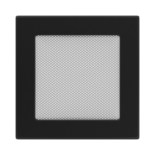 Вентиляционная решетка Kratki Чёрная 17x17