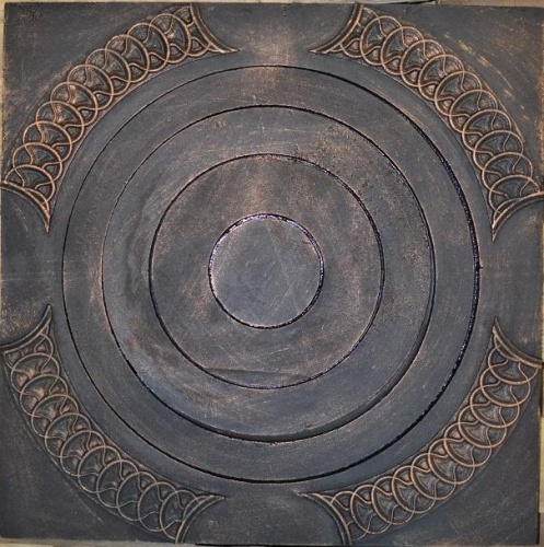 Плита чугунная 410х710 с кольцами