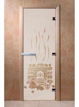 Дверь Doorwood Банька (Сатин) 190х70