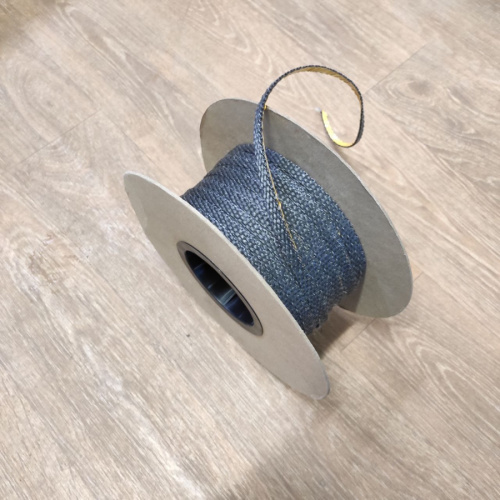 Шнур термостойкий 8х2мм Fiber optik ribbon Black