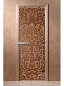 Дверь Doorwood Банька (Сатин) 180х80	