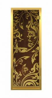 Дверь Doorwood Luxury Золотая Венеция 190x70 Бронза